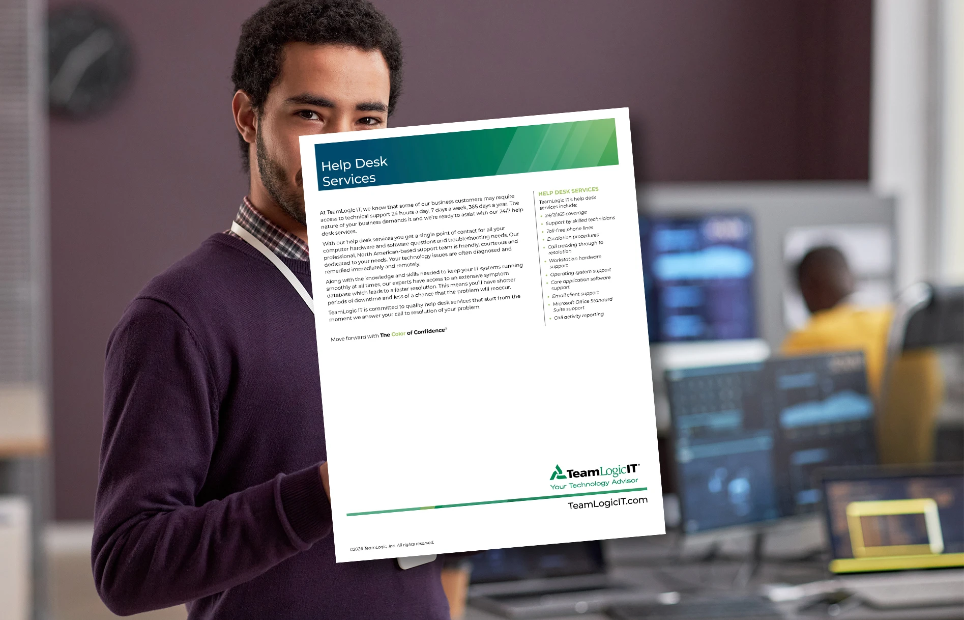 Infosheet - Help Desk Services Item