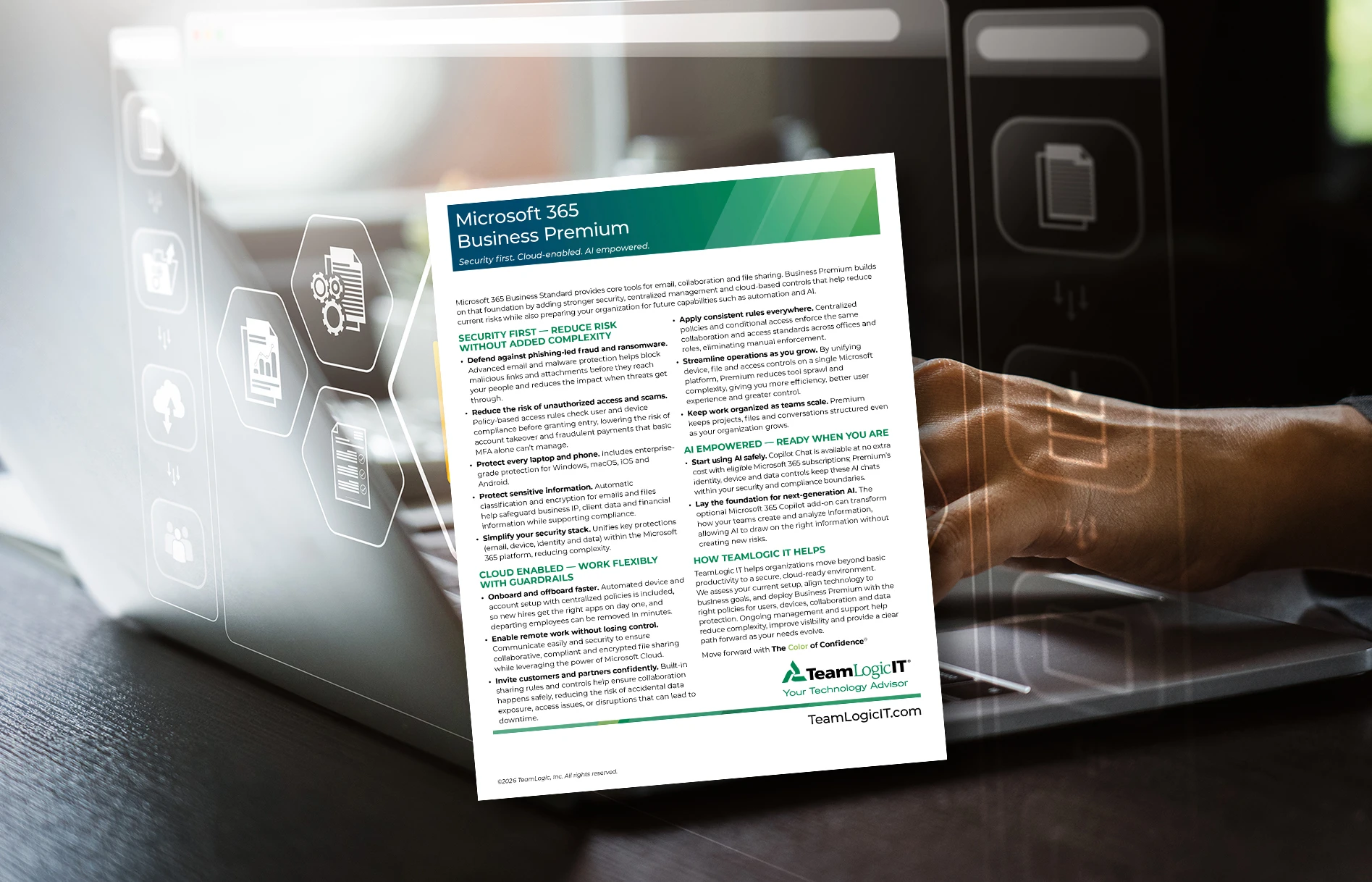 Microsoft 365 Business Premium interior