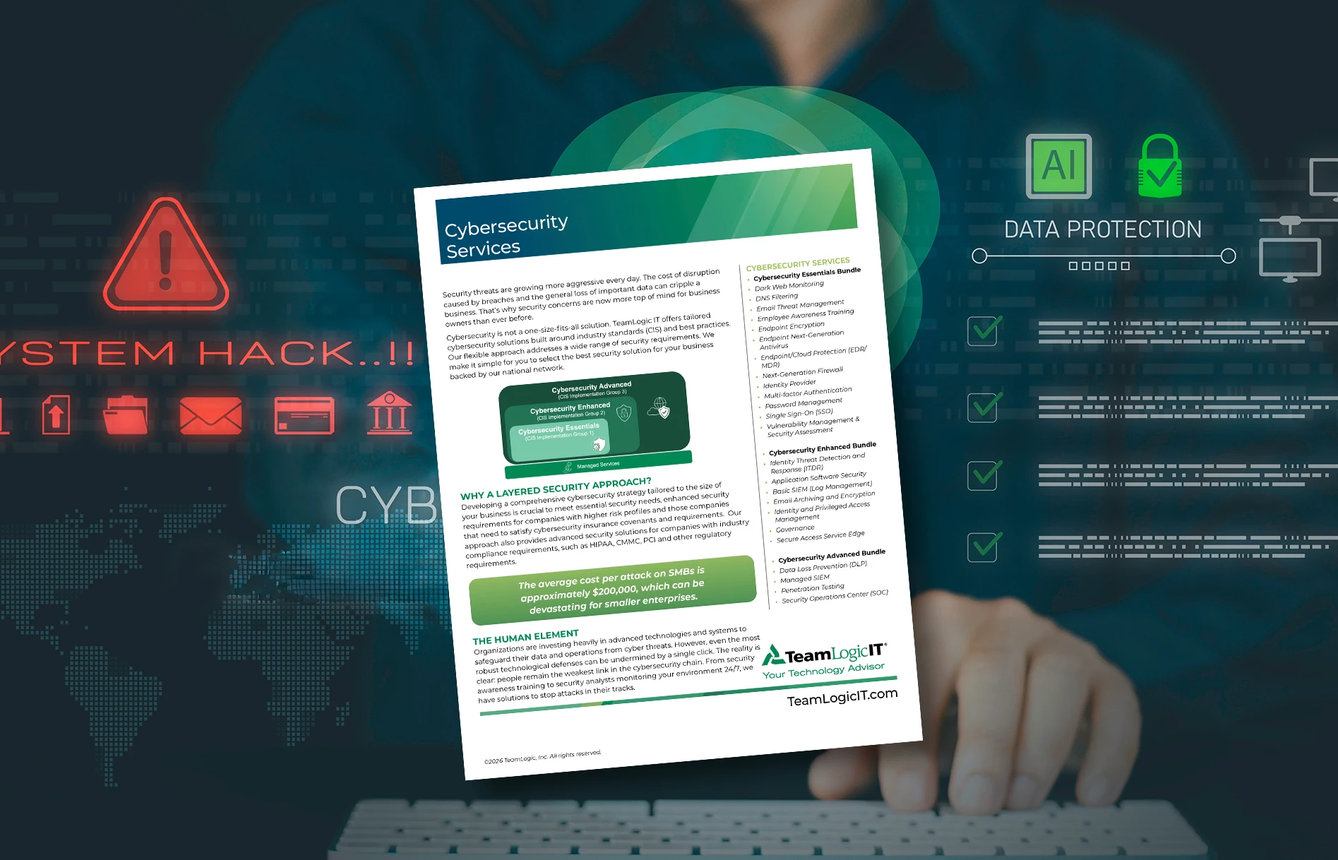Infosheet -Cybersecurity Services Item