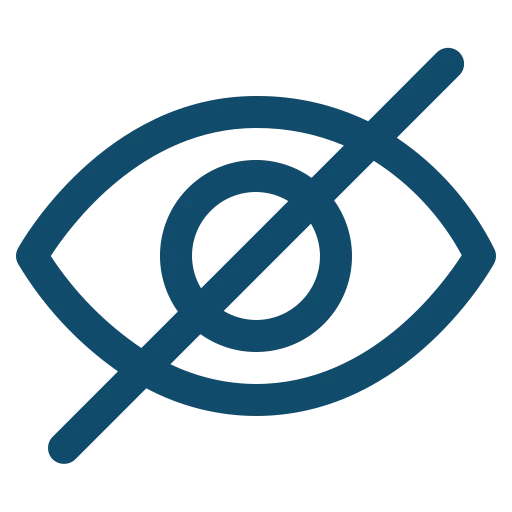 Eye Icon - Limited Visibility
