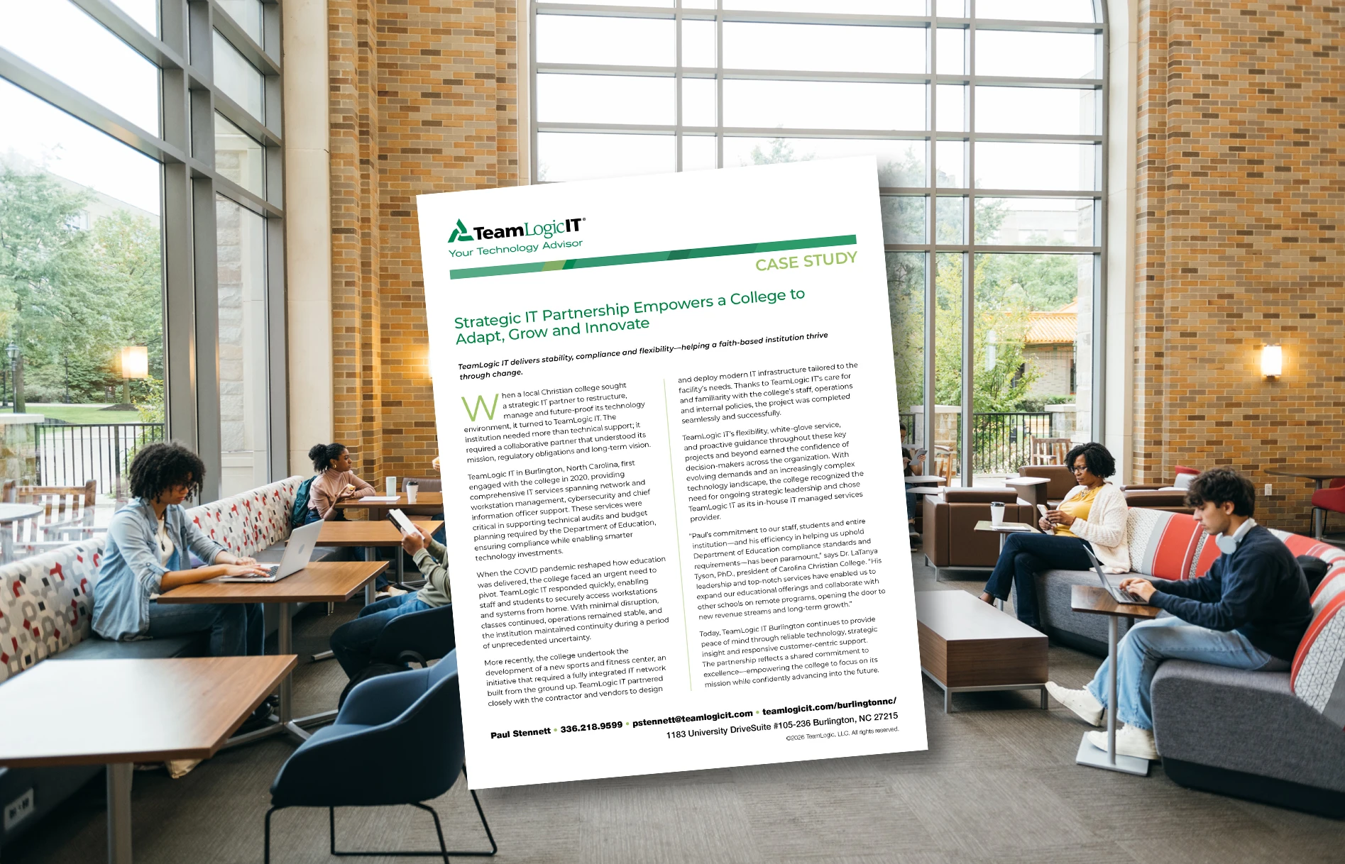 Strategic IT Partnership Empowers a College to Adapt, Grow and Innovate