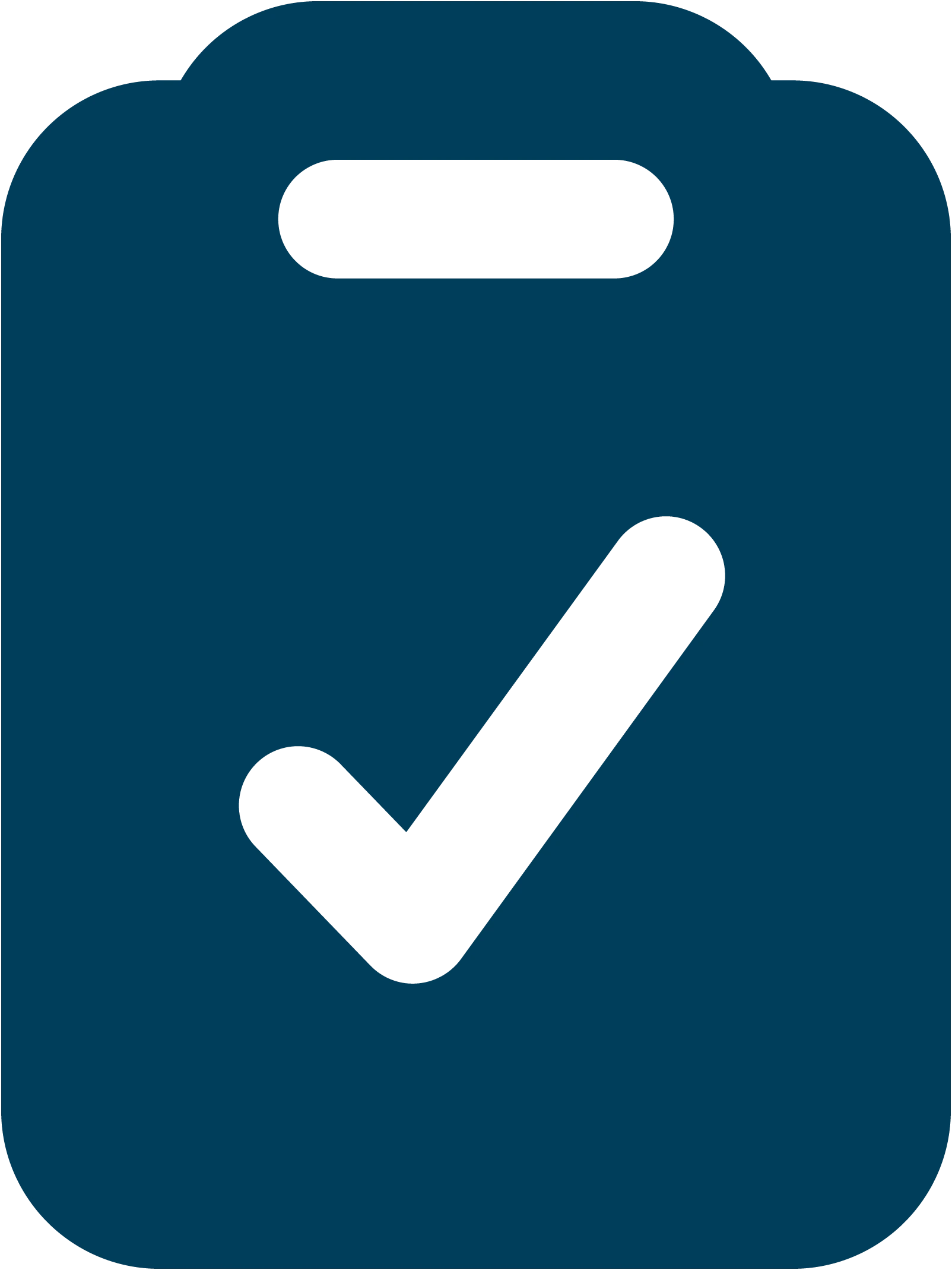 Icon Clipboard Blue
