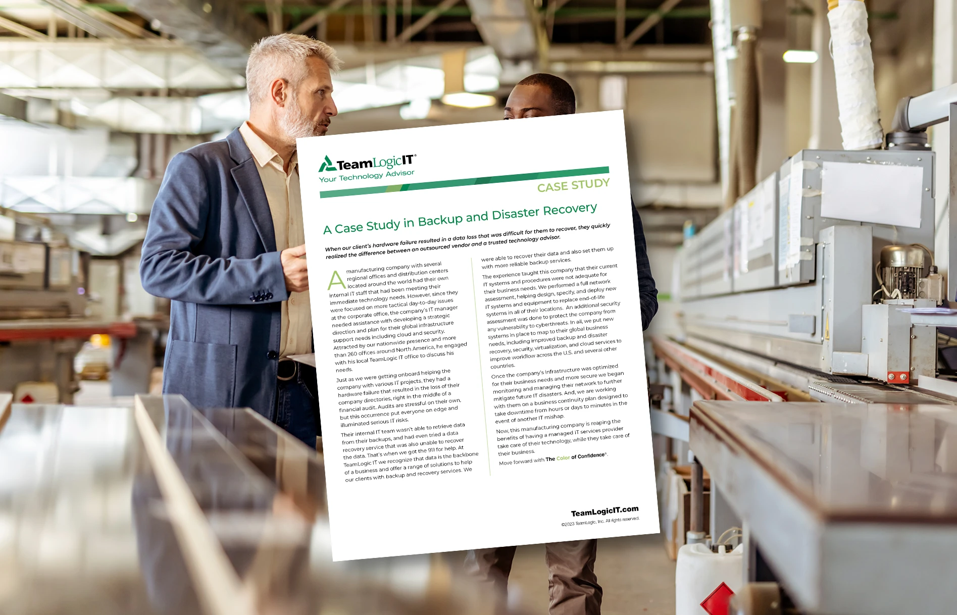 Case Study - A Case Study in Backup and Disaster Recovery Item