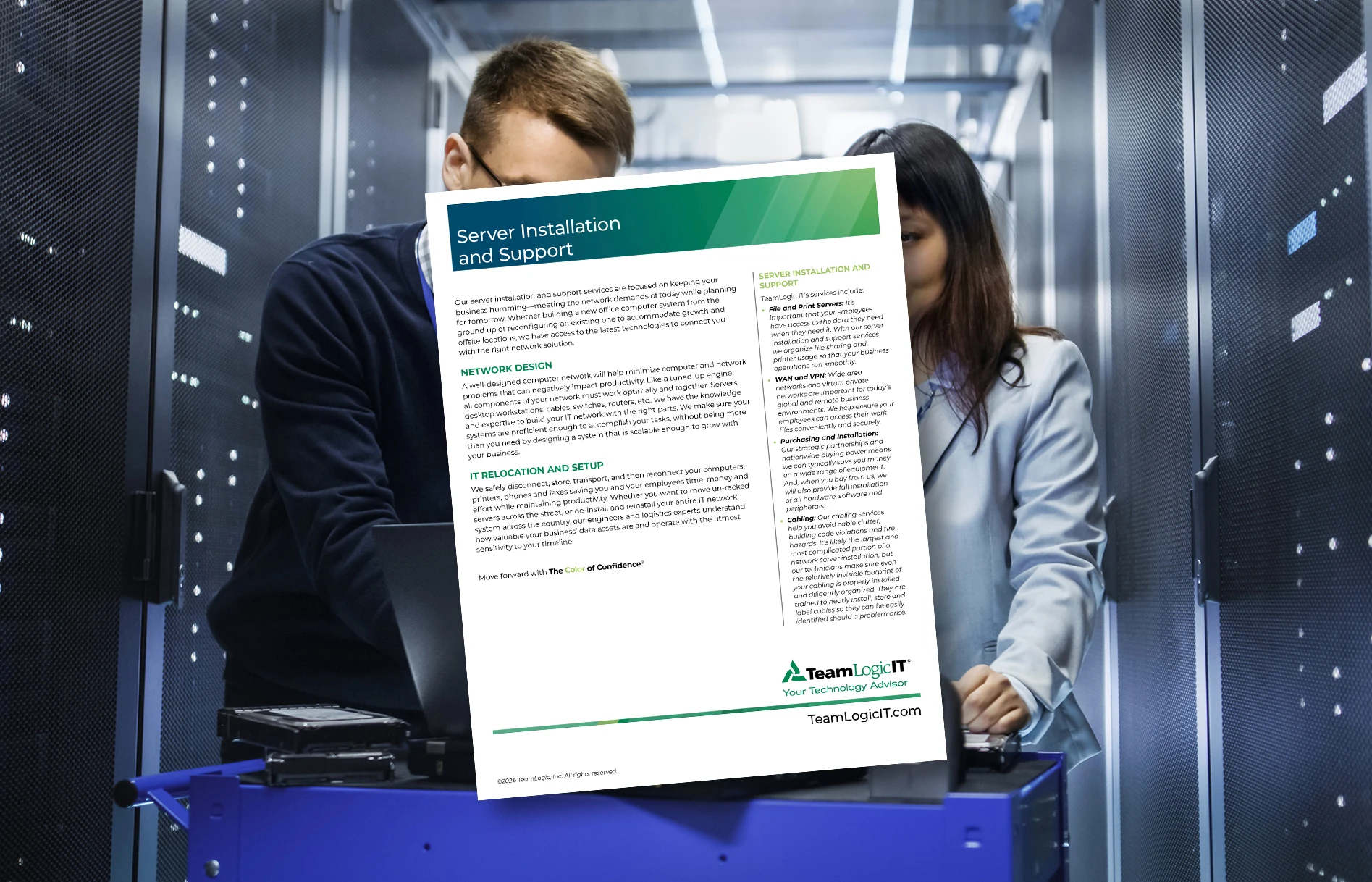Infosheet - Server Installation & Support
