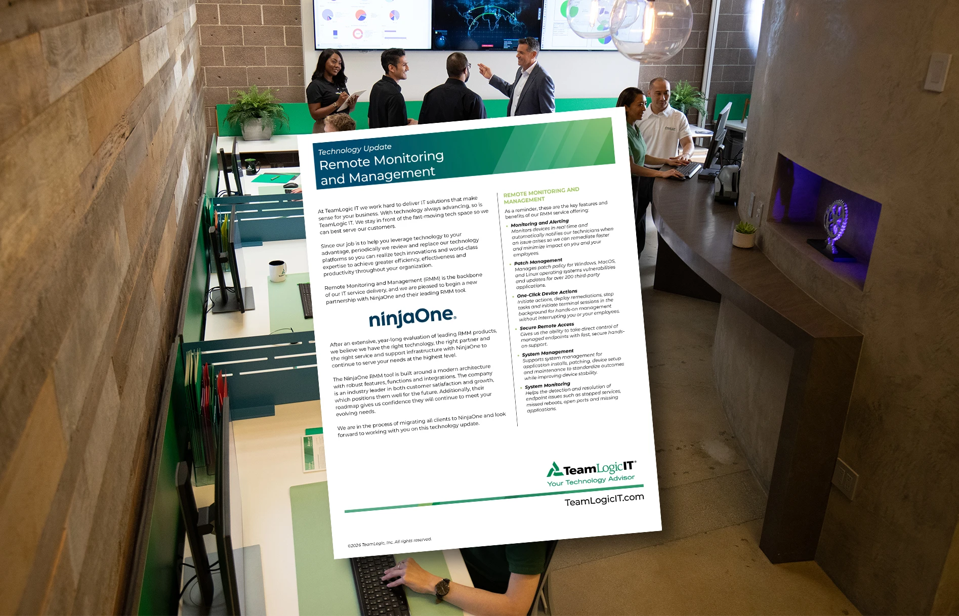 Infosheet - Remote Monitoring and Management Item